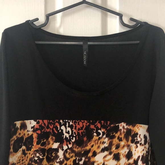 🚨LAST CALL🚨 Vintage Nic & Dom Animal Print Dress XL 14/16 easy care - Picture 3 of 6